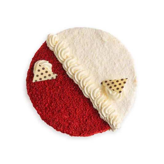 Raffaello with Almonds & Red Velvet Cake