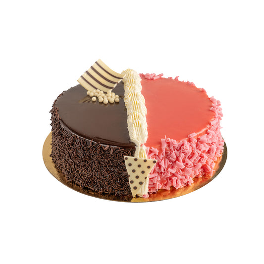Chocolate & Strawberry Cake