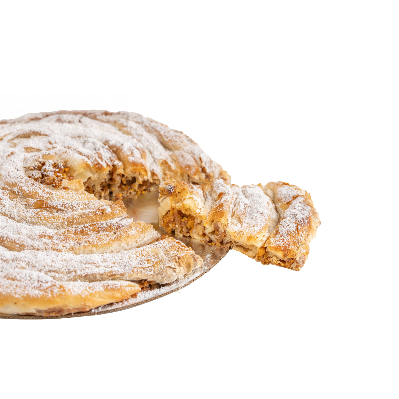 Family-size Pumpkin Pastry with Walnuts and Cinnamon